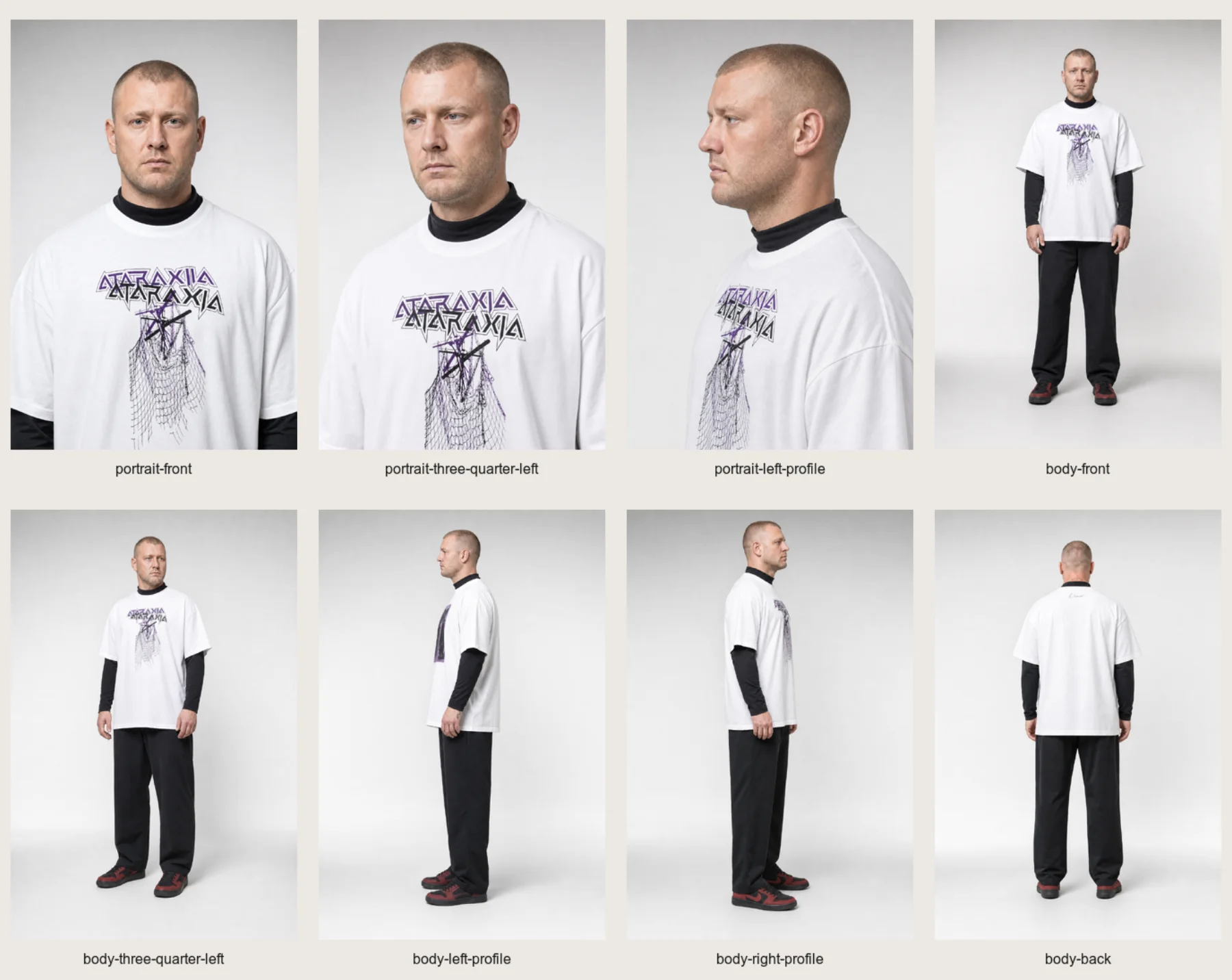 KLOTHES by objekts: детальная мужская цифровая модель в одежде со всех ракурсов