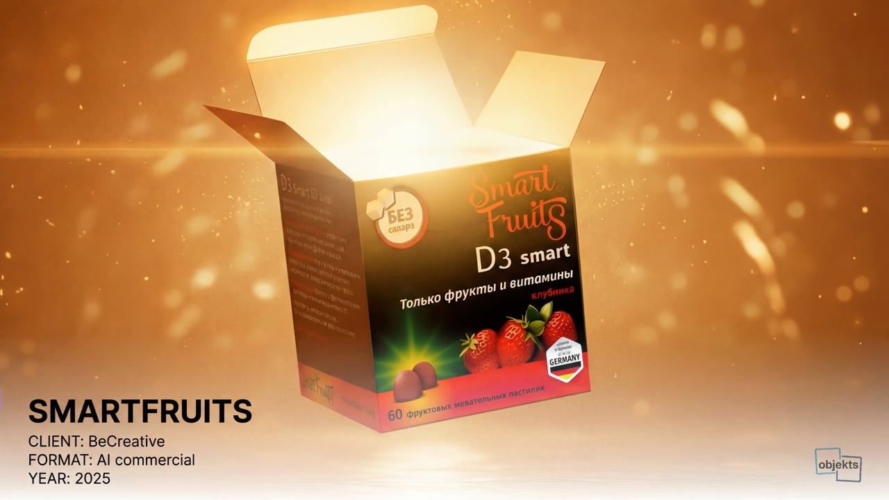 Кадр продуктового фильма SmartFruits